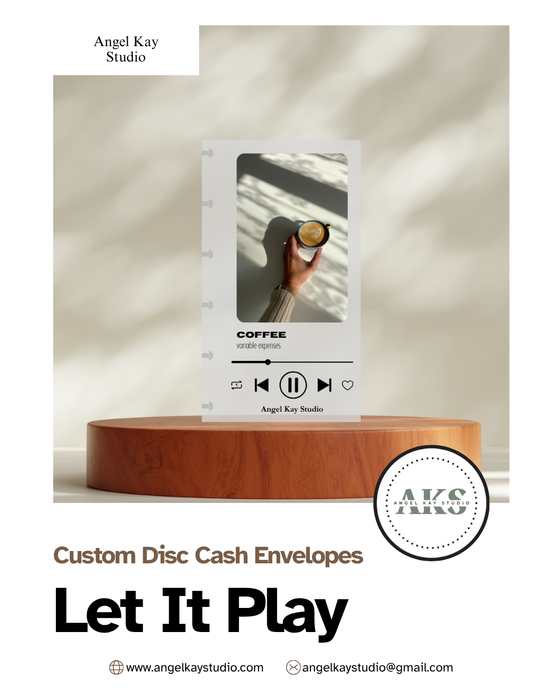 "Let It Play" Custom Cash Envelopes