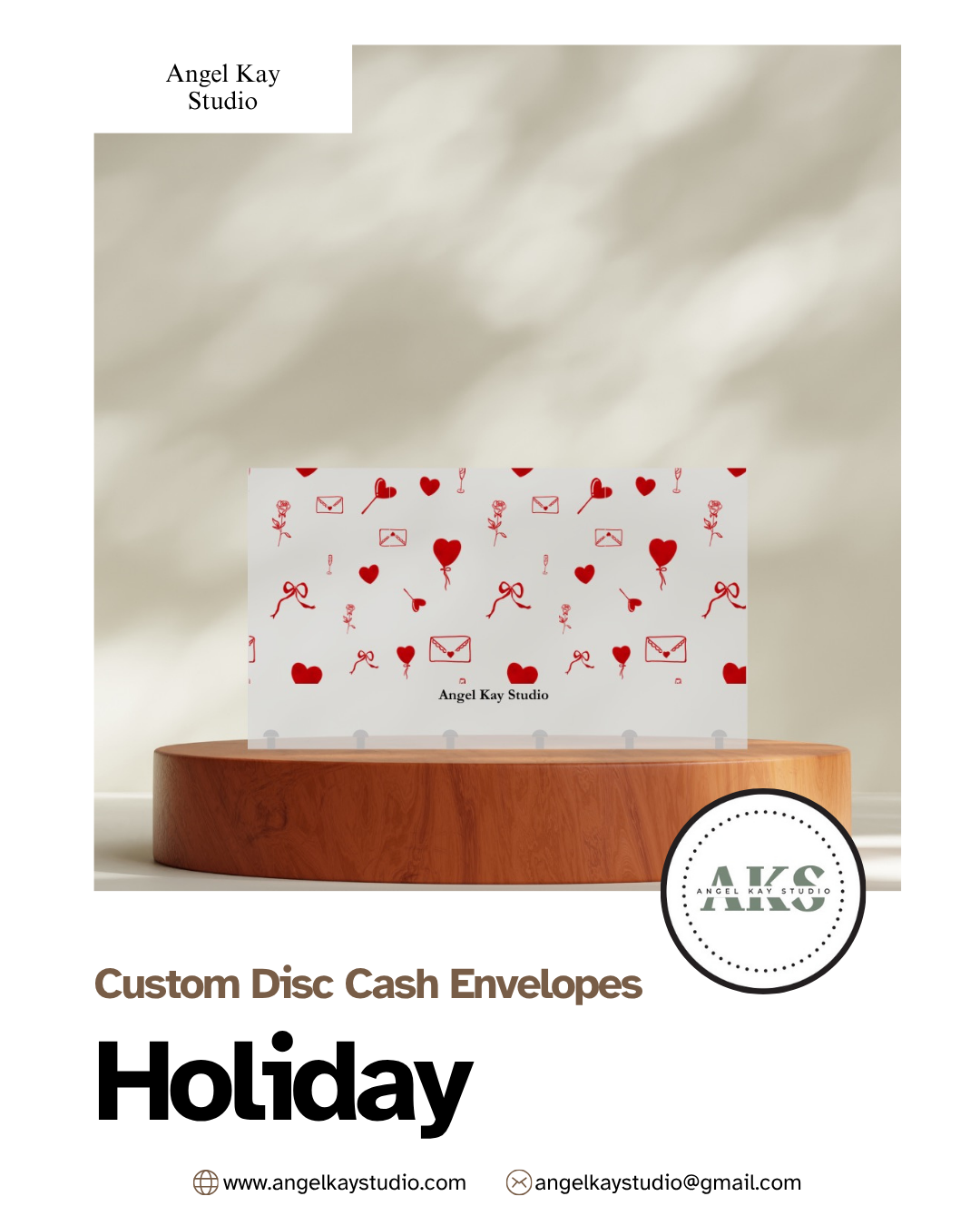 "Holiday" Custom Cash Envelopes