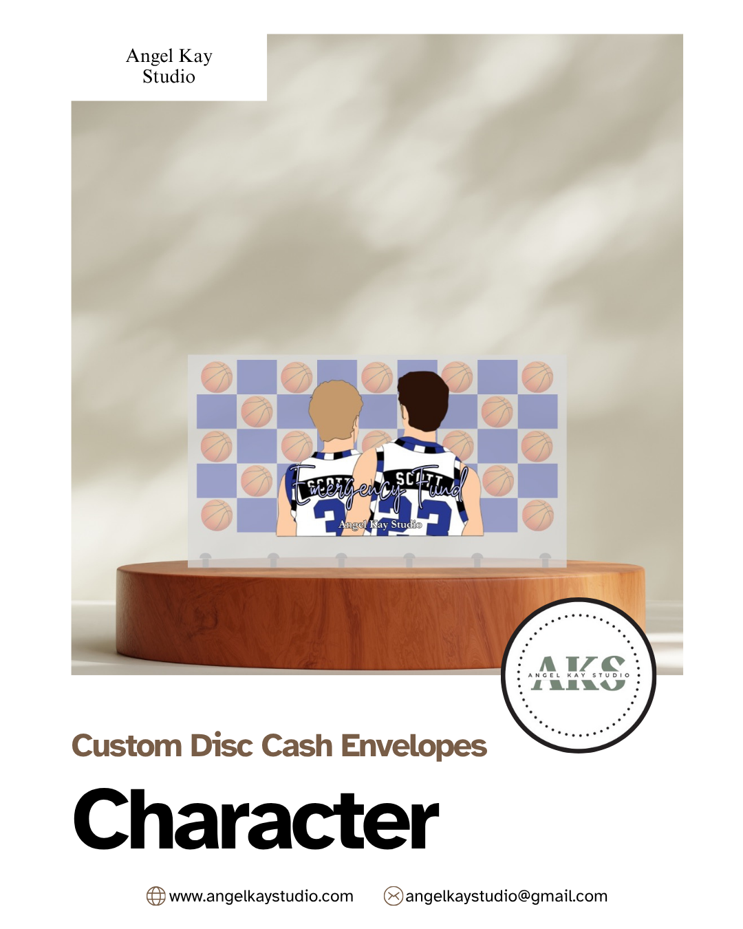 "Character" Custom Cash Envelopes