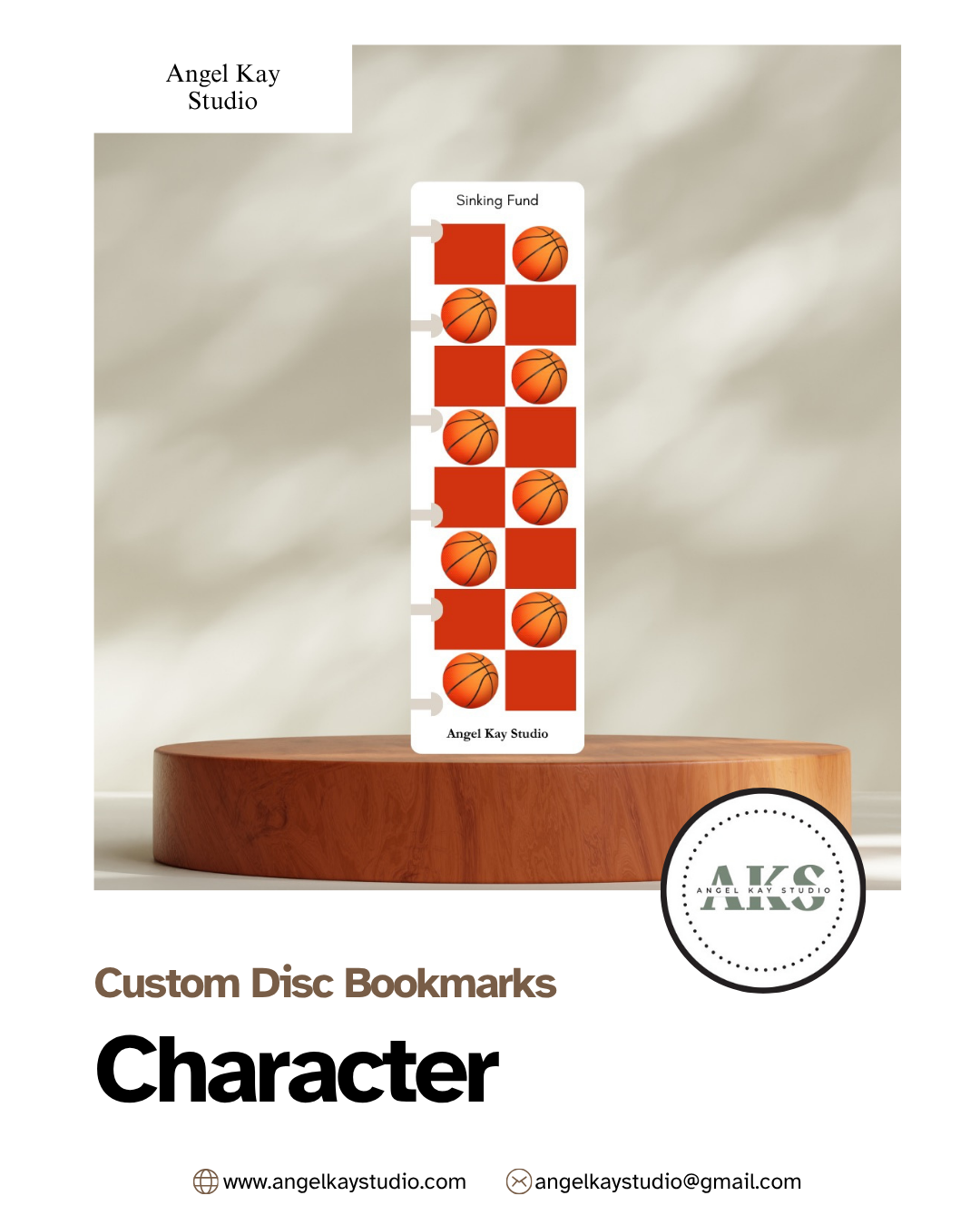 "Character" Custom Bookmarks