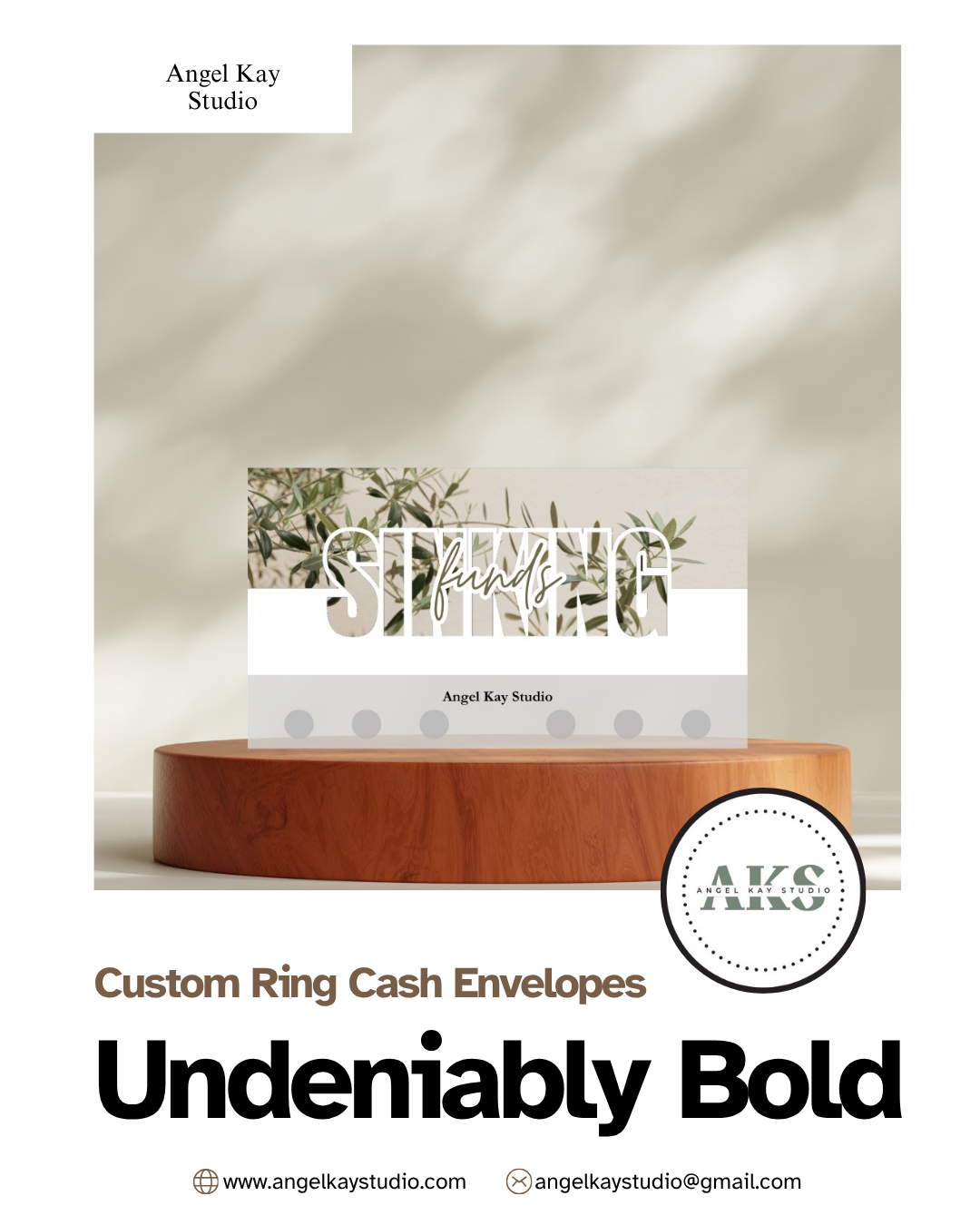 "Undeniably Bold" Custom Cash Envelopes