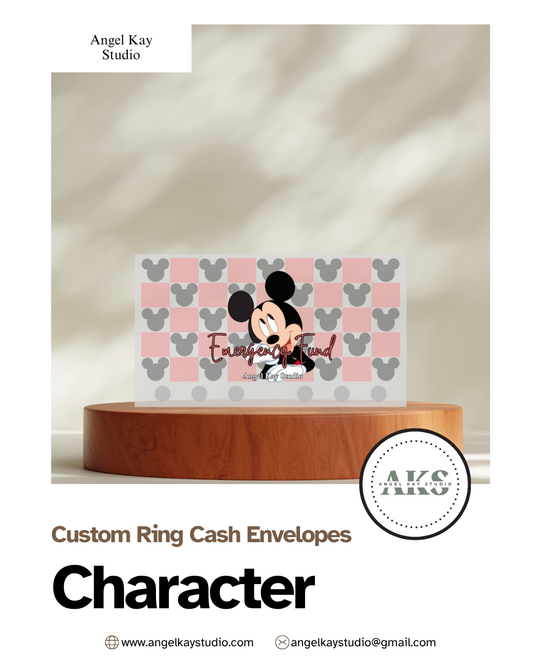 "Character" Custom Cash Envelopes