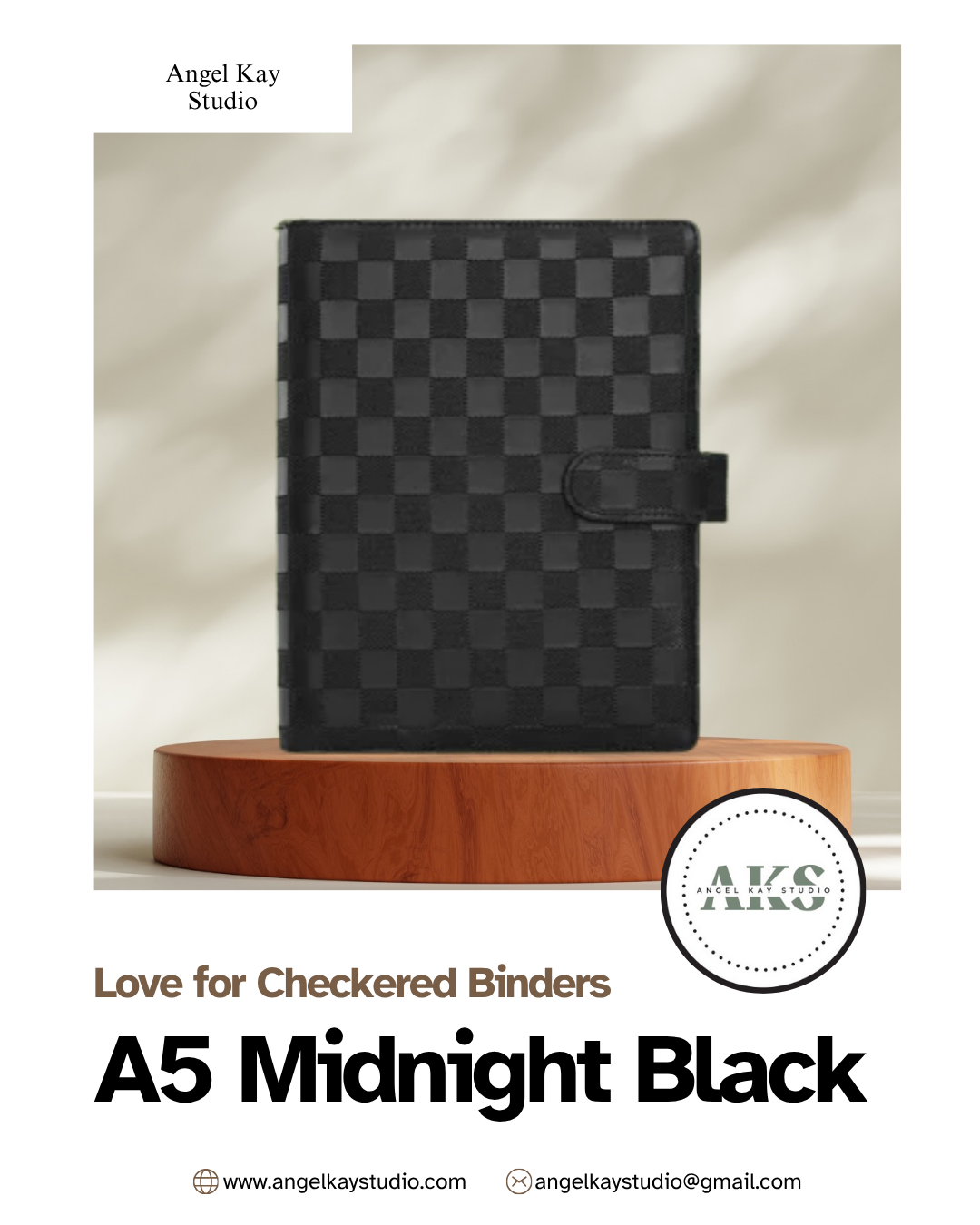A5 "Love for Checkered" Binder