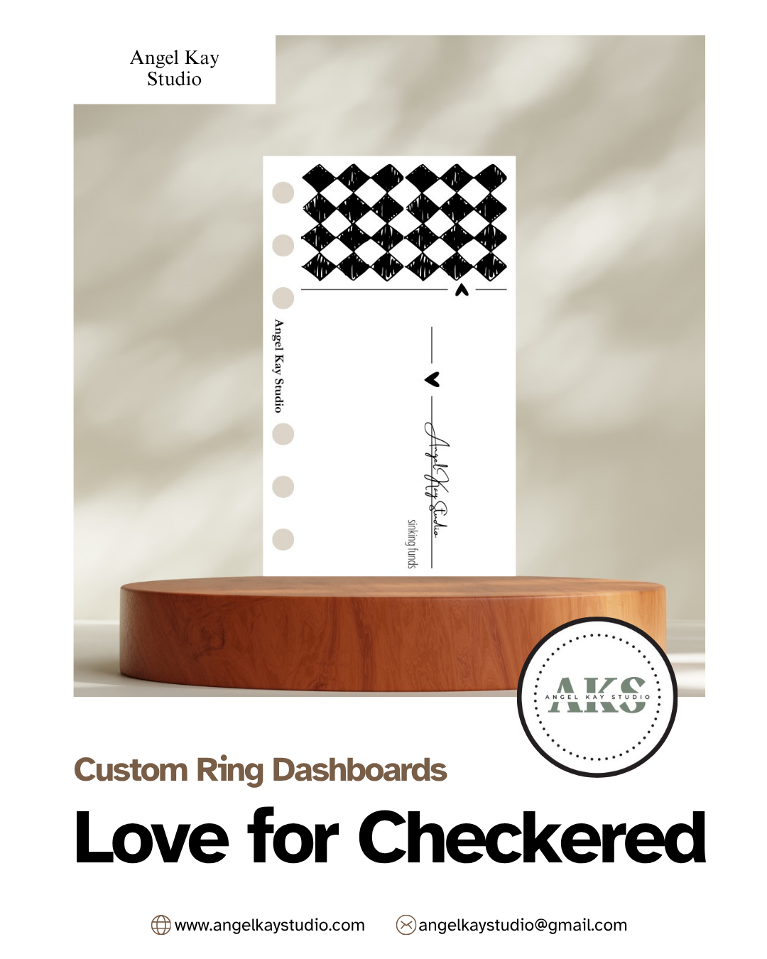 "Love for Checkered" Custom Dashboards