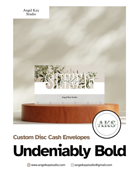 "Undeniably Bold" Custom Cash Envelopes