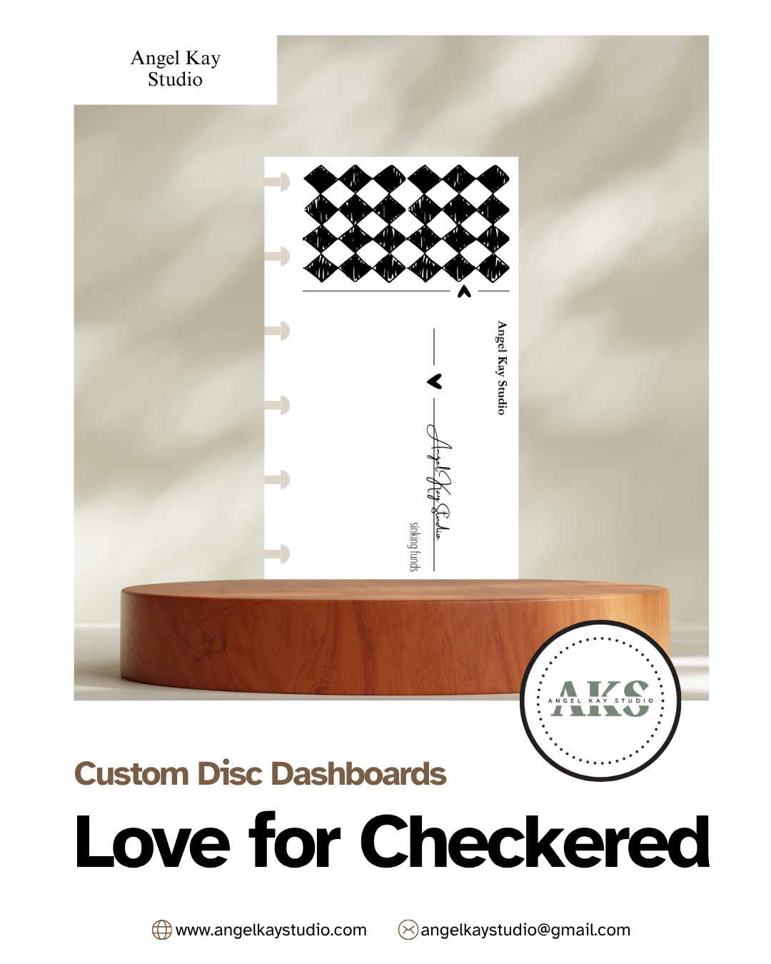 "Love for Checkered" Custom Dashboards