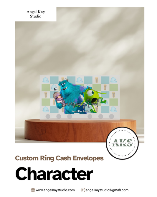 "Character" Custom Cash Envelopes