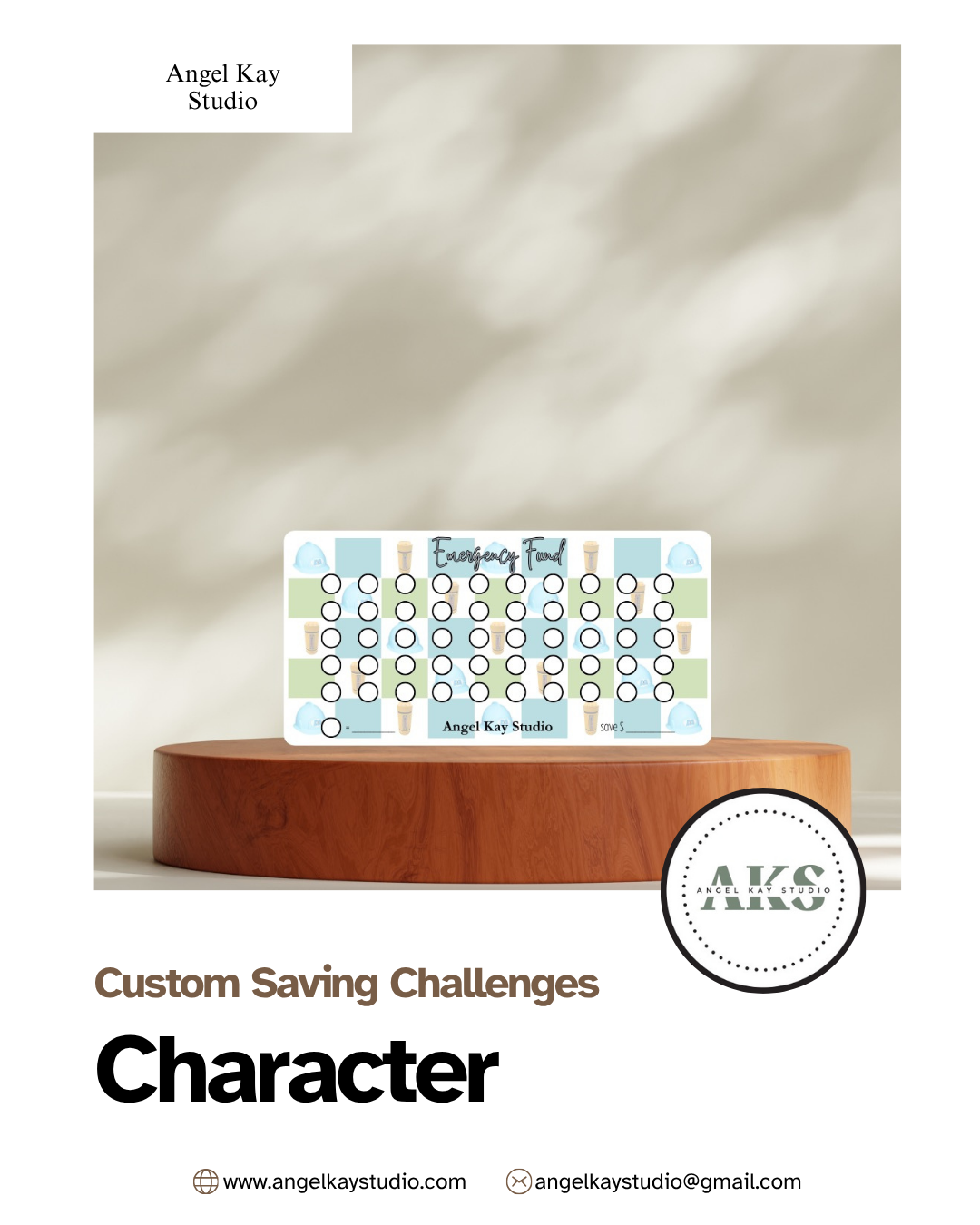 "Character" Custom Saving Challenges