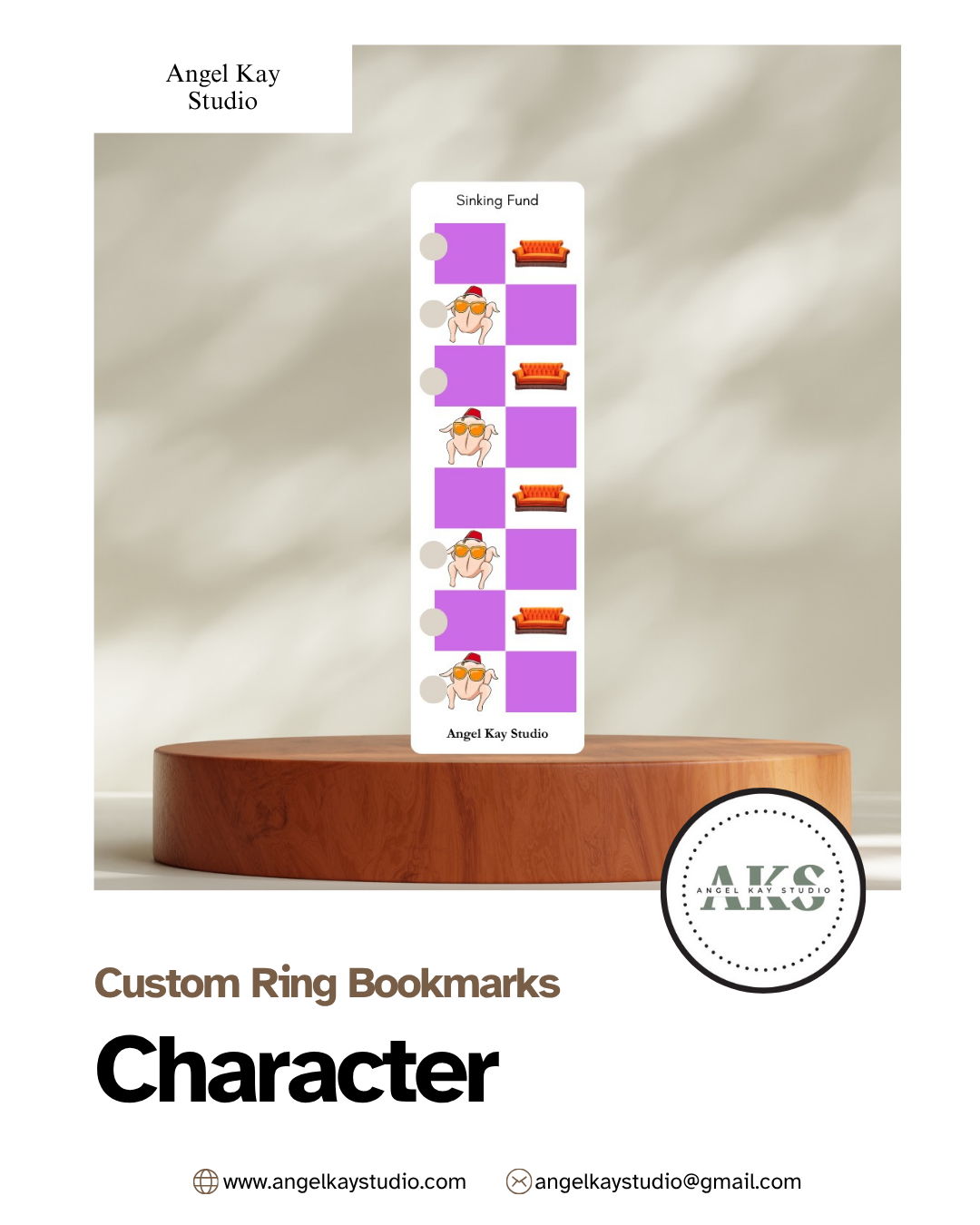 "Character" Custom Bookmarks
