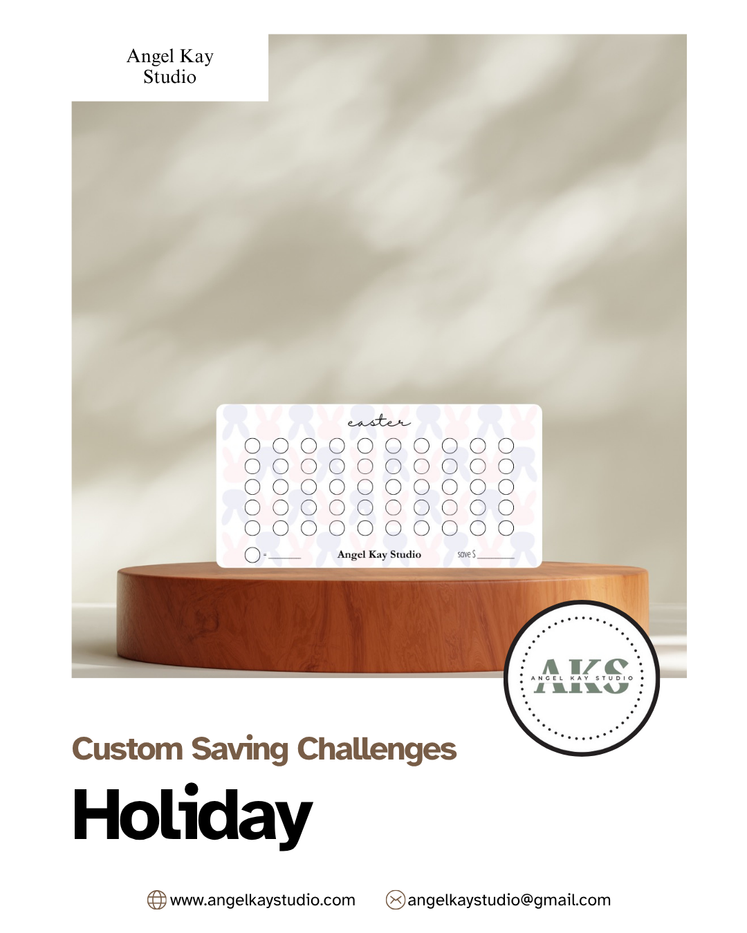 "Holiday" Custom Saving Challenges