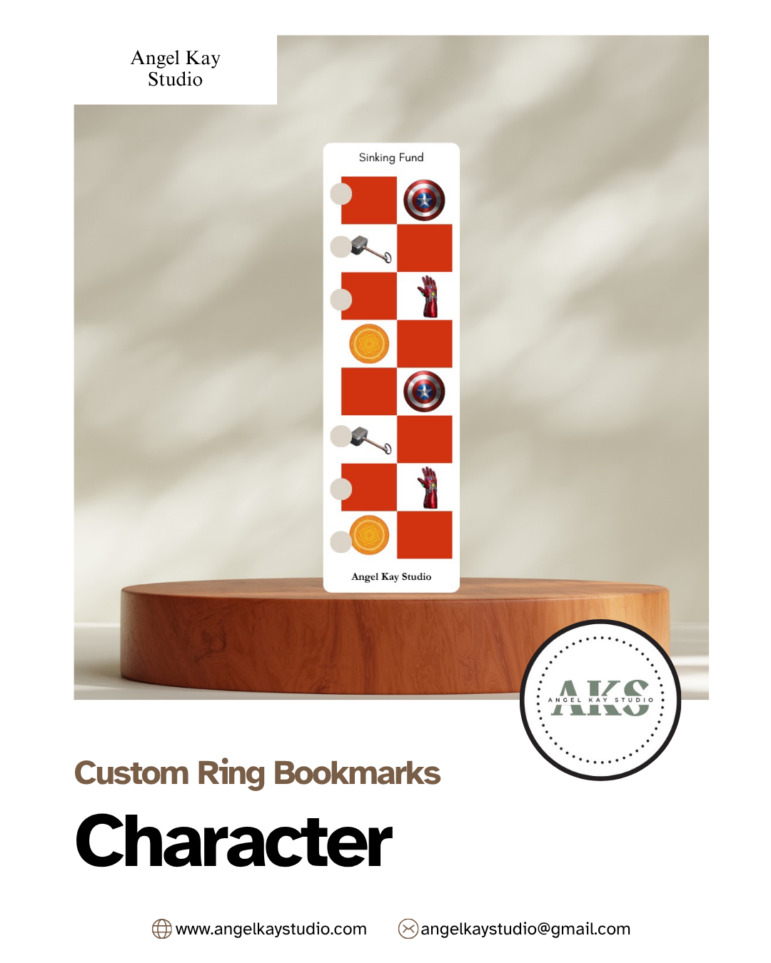 "Character" Custom Bookmarks
