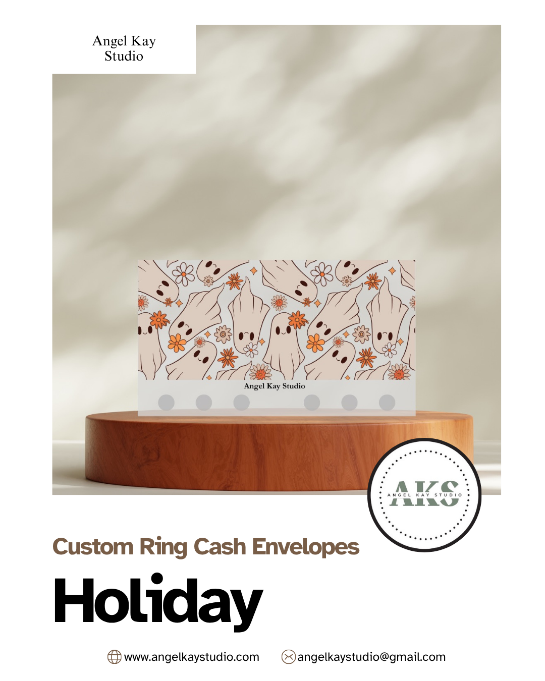 "Holiday" Custom Cash Envelopes