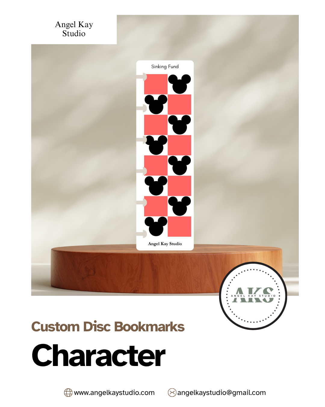 "Character" Custom Bookmarks