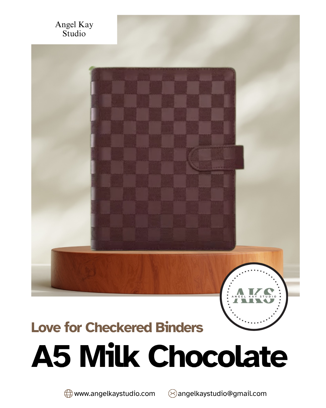 A5 "Love for Checkered" Binder