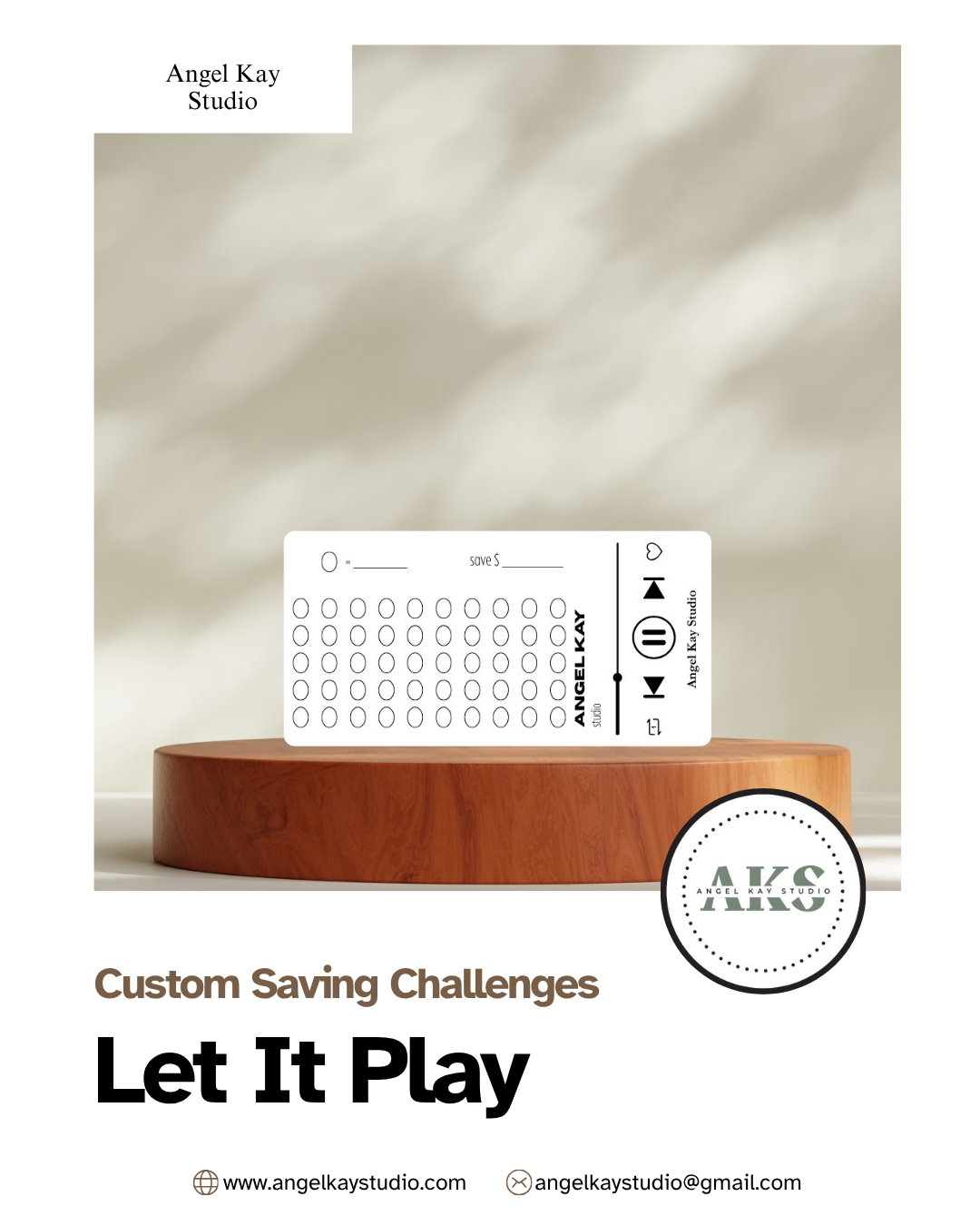 "Let It Play" Custom Saving Challenges