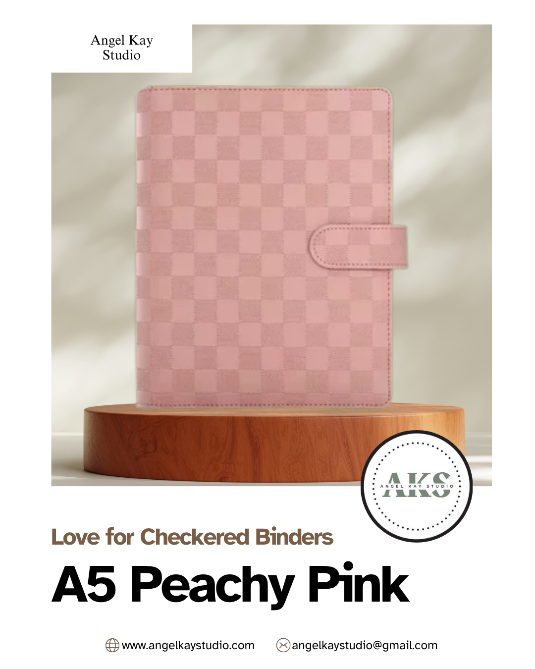 A5 "Love for Checkered" Binder