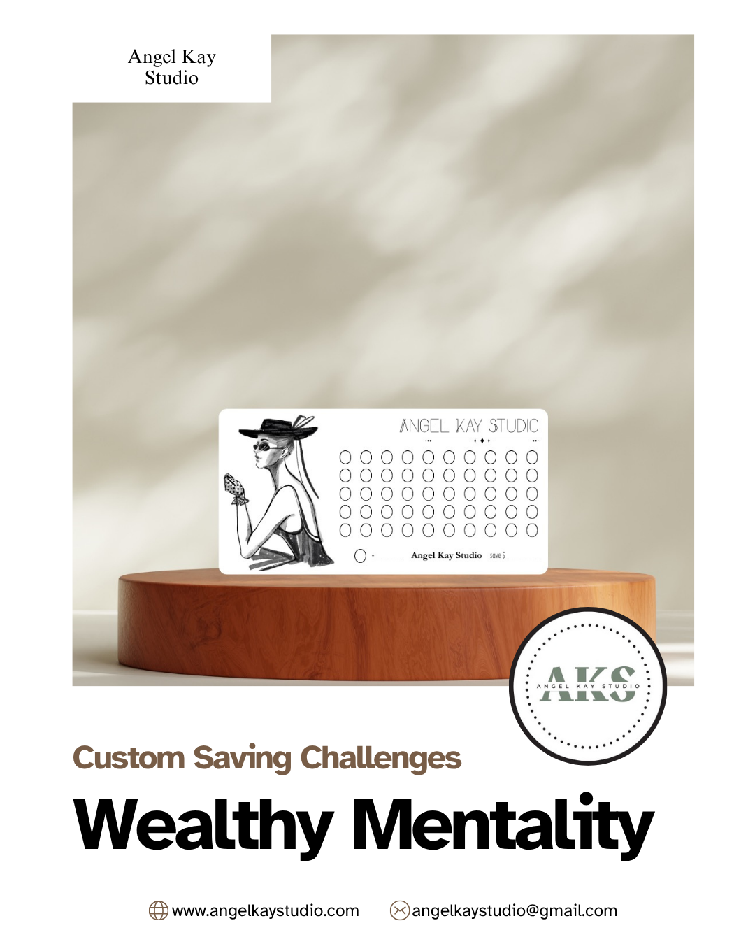 "Wealthy Mentality" Custom Saving Challenges